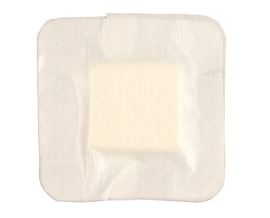 DynaFoam Waterproof Bordered Foam Dressing - 4" x 4"