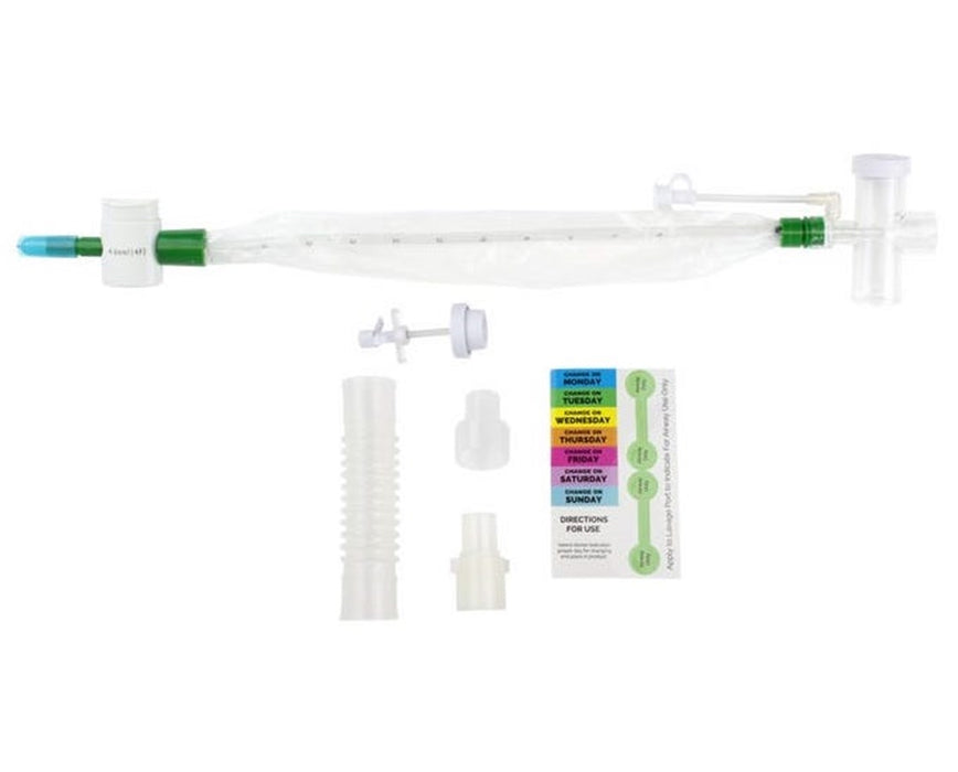 Resp-O2 Tracheal Closed Suction Catheter w/T-Piece, 14 Fr - 20/Cs