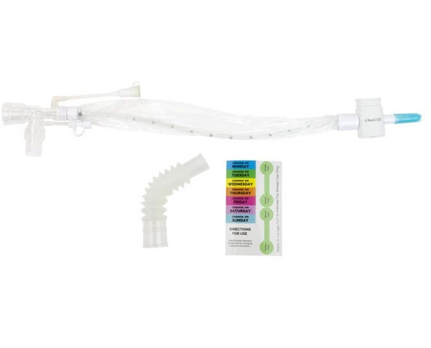 Resp-O2 Tracheal Closed Suction Catheter w/ Double Swivel Elbow Piece - 20/Cs