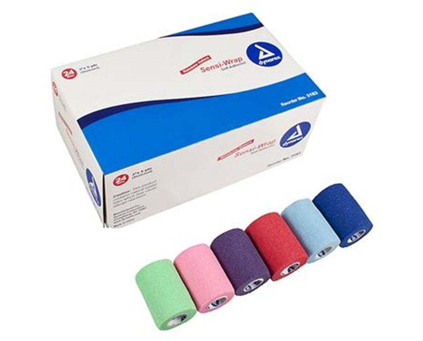 Sensi Wrap, Self Adherent, Rainbow Colors 3"