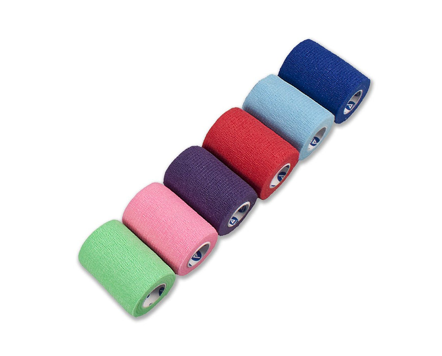 Sensi Wrap, Self Adherent, Latex Free Bandage Roll - 3" W, 24 per Case, 6 Colors, 4 Rolls per Color