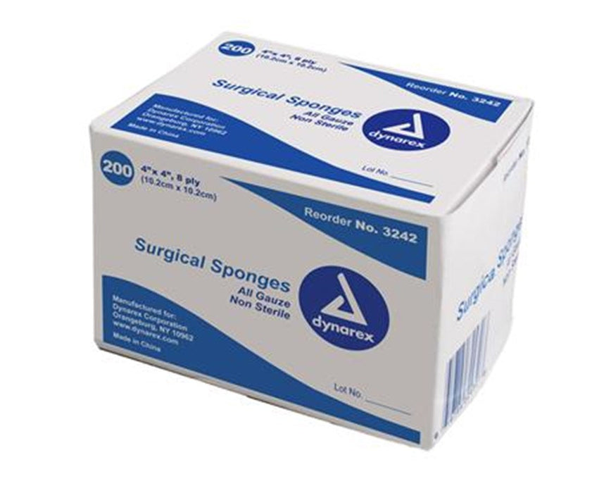 Gauze Sponge, Sterile 2/pouch 4 x 4, 8 Ply