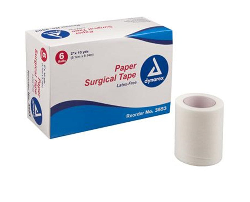 Surgical Tape, Paper 2" x 10 Yds - 72 Total (6/bx, 12 bx/case)