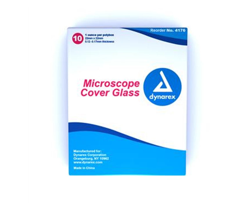 Microscope Cover Glass, 22mm x 22mm - 0.12 - 0.17 mm 500 per Case