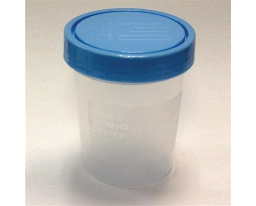 Specimen Containers, 4 oz. Sterile, Individually Bagged