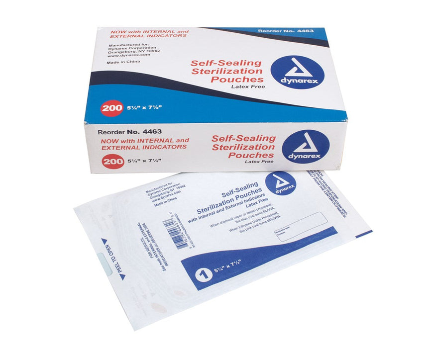 Self Seal Sterilization Pouch, 5.25" x 7.5" (2400/cs)