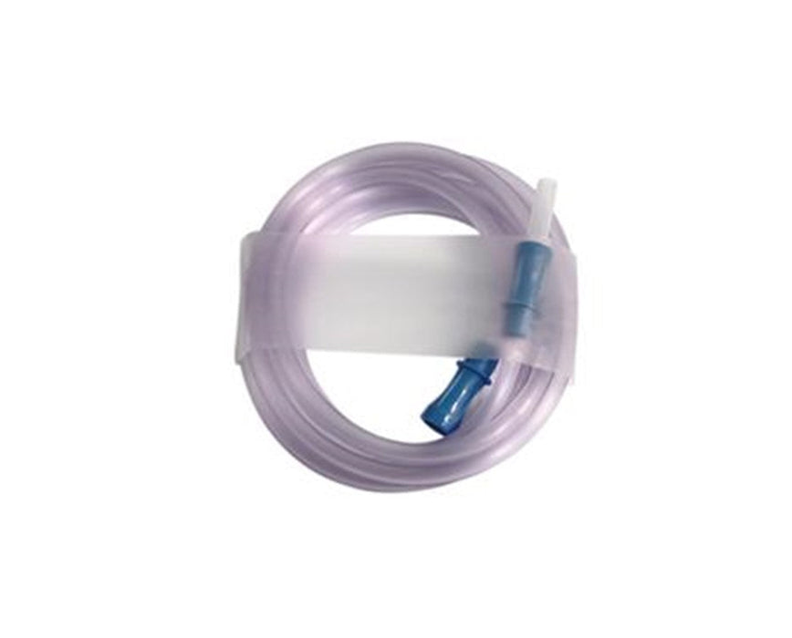 Suction Tubing w / Straw Connector, 1/4" x 6' (50/cs)