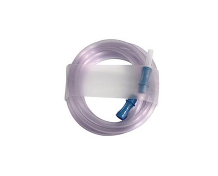 Suction Tubing w / Straw Connector - 1/4" x 6', 50 / Case