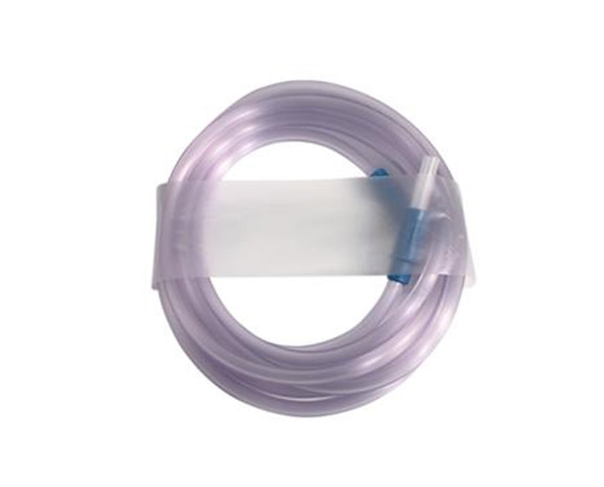 Suction Tubing w / Straw Connector - 1/4" x 10', 50 / Case