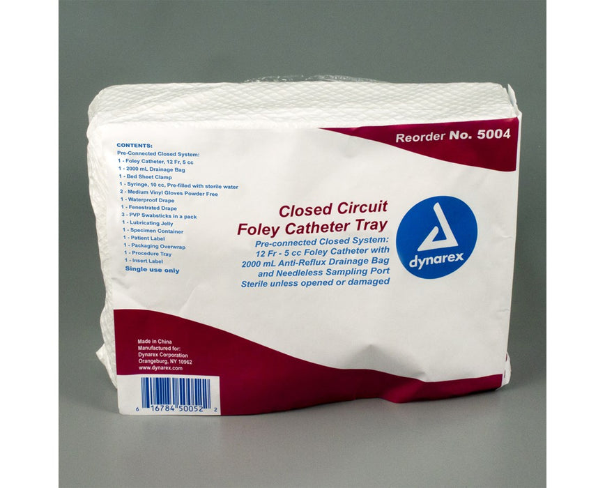 Reprieve System Foley Dynarex Closed Circuit Foley Catheter Tray. Save at Tigermedical ...