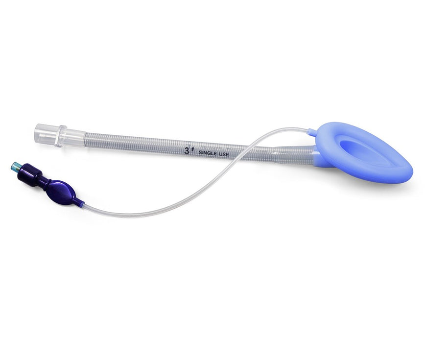Laryngeal Mask Airways with Wire-Reinforced Tubes, 3.0mm, 5 / Case