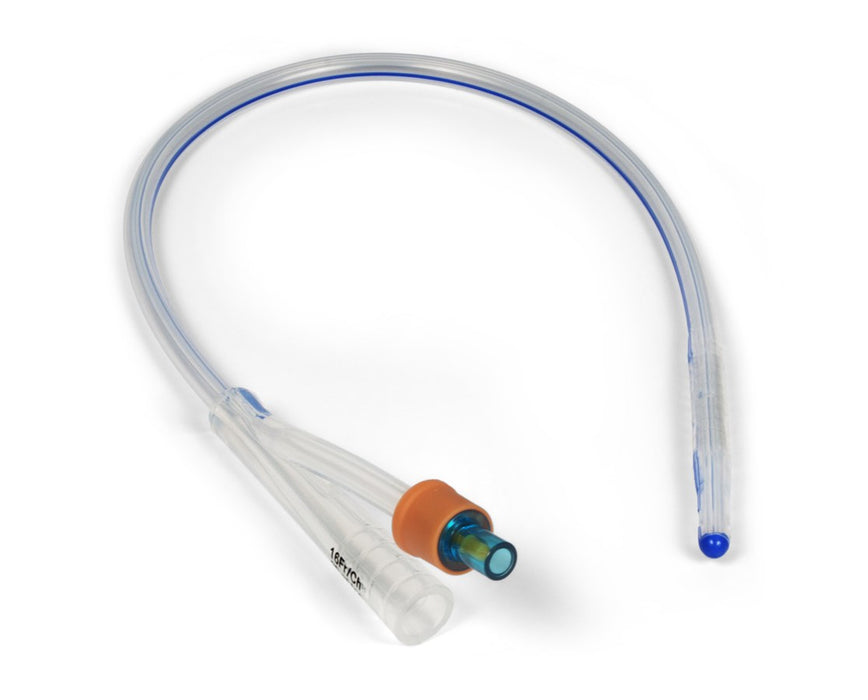 Silicone Foley Catheter - 10cc, 14FR