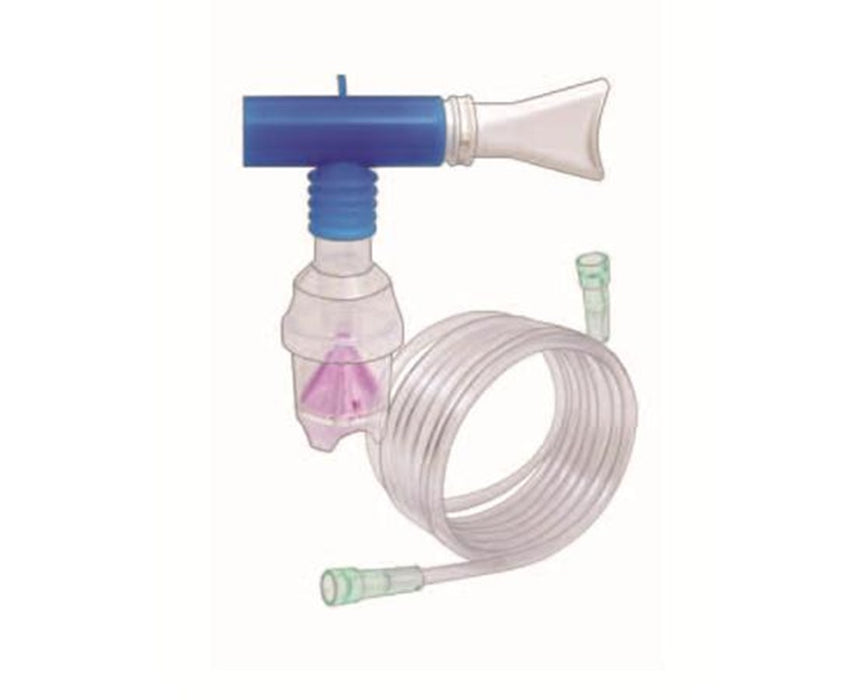 Nebulizer Kit w/ 7 ft. Oxygen Tubing Nebulizer & 'T' Piece, Mouth Piece, 7" (18cm) Oxygen Tubing - 50/Cs