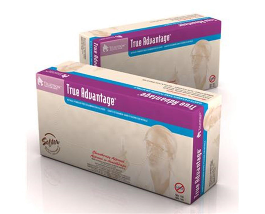 True Advantage Nitrile Exam Gloves, Powder Free. Medium (1000/cs)