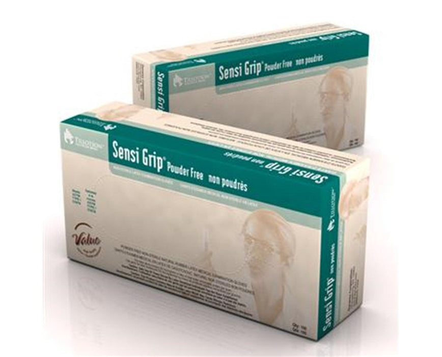 Sensi Grip Latex Exam Gloves, Powder Free