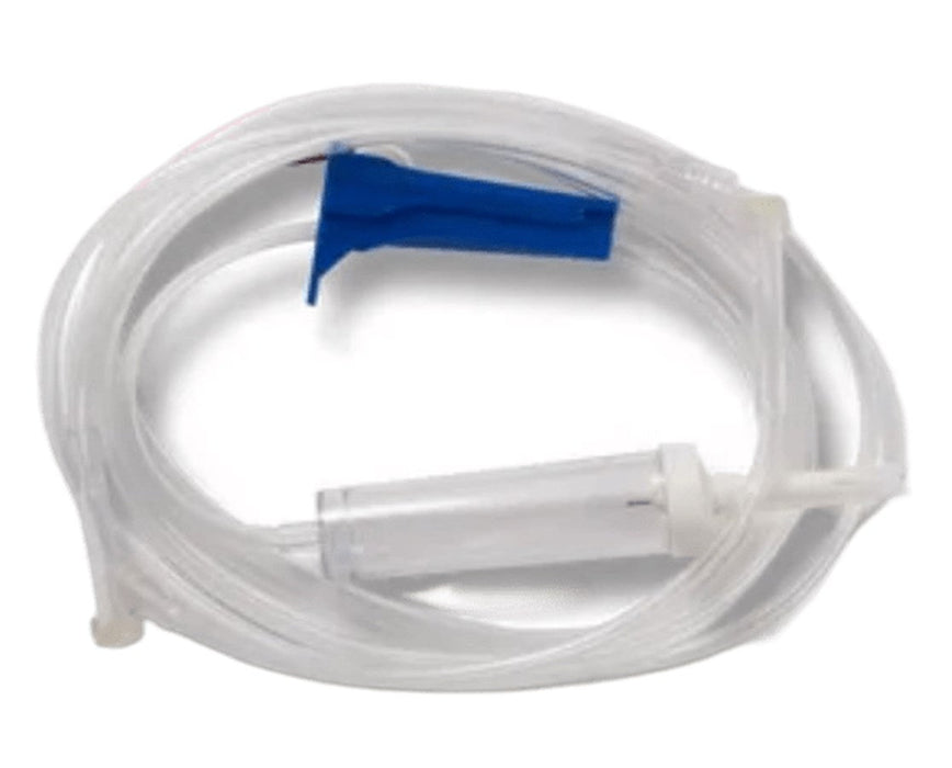 IV Administration Set (Sterile), 10 Drops/mL, 83", 1 Injection Site, 1 Luer Lock Site - 50/Cs