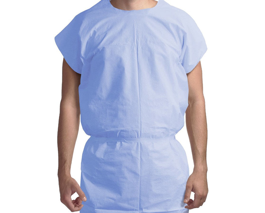 Exam Gown, Blue (50/case)