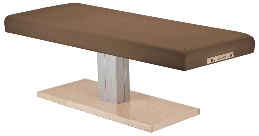Everest Spa Pedestal Bariatric Power Hi-Lo Massage Table. Flat Top
