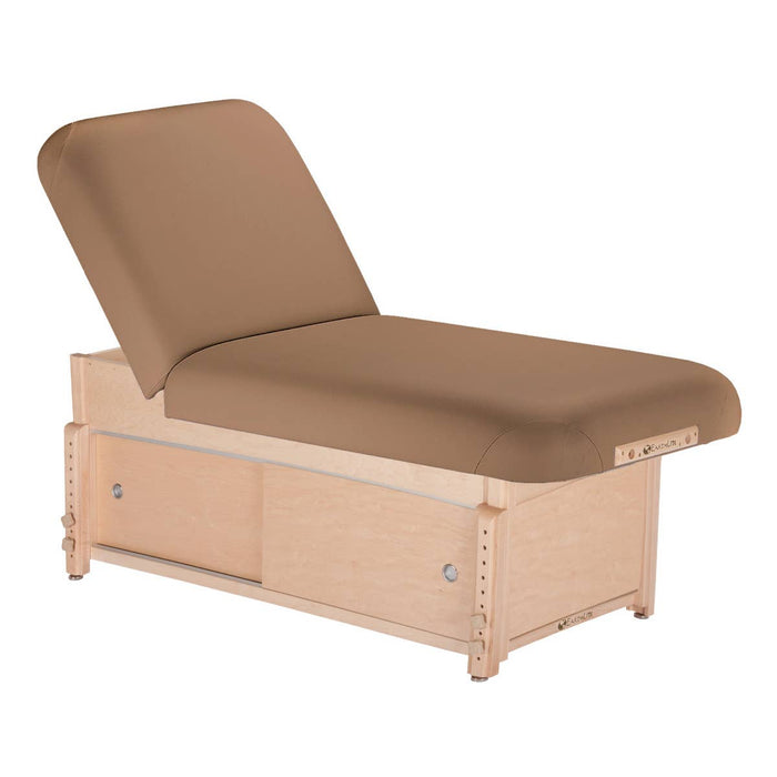 Sedona Spa Bariatric Hi-Lo Massage Cabinet Table w/ Adjustable Backrest