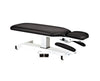 Apex Power Lift Hi-Lo Massage Table. Flat Top w/ Adjustable Headrest & Fixed Armrests [Black Upholstery]