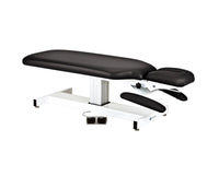 Apex Power Lift Hi-Lo Chiropractic Table. Flat Top w/ Adjustable Headrest & Fixed Armrests