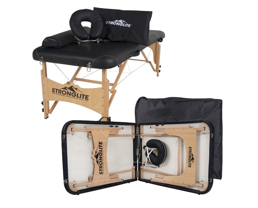 Stronglite Olympia Massage Table Foldable w/ Adjustable Back