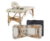 Stronglite Olympia Massage Table. Flat Top, Foldable w/ Adjustable Headrest [Black Upholstery]