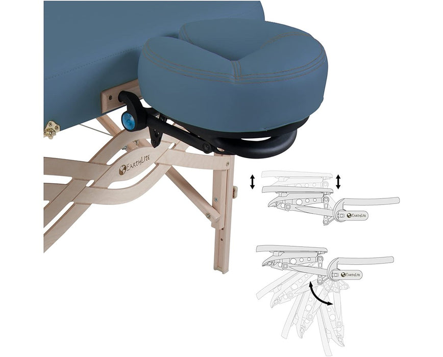 Spirit Portable Bariatric Massage Table Foldable w/ Adjustable Back