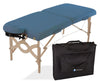 Avalon XD Bariatric Foldable Massage Table. Flat Top [Mystic Blue Upholstery]