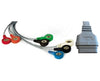 ECG Cable for SE-2003/ SE-2012 Holter Recorders. 5-Electrode, AHA