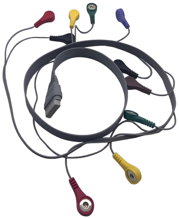 10-Electrode ECG Cable for SE-2012 Holter Recorder. IEC Standard