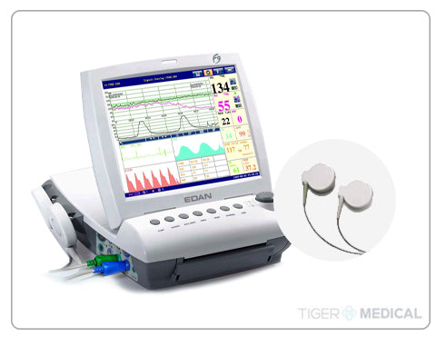 F9 Express Touch Screen Maternal Fetal Monitor with ECG, NIBP, SpO2 and Thermometry