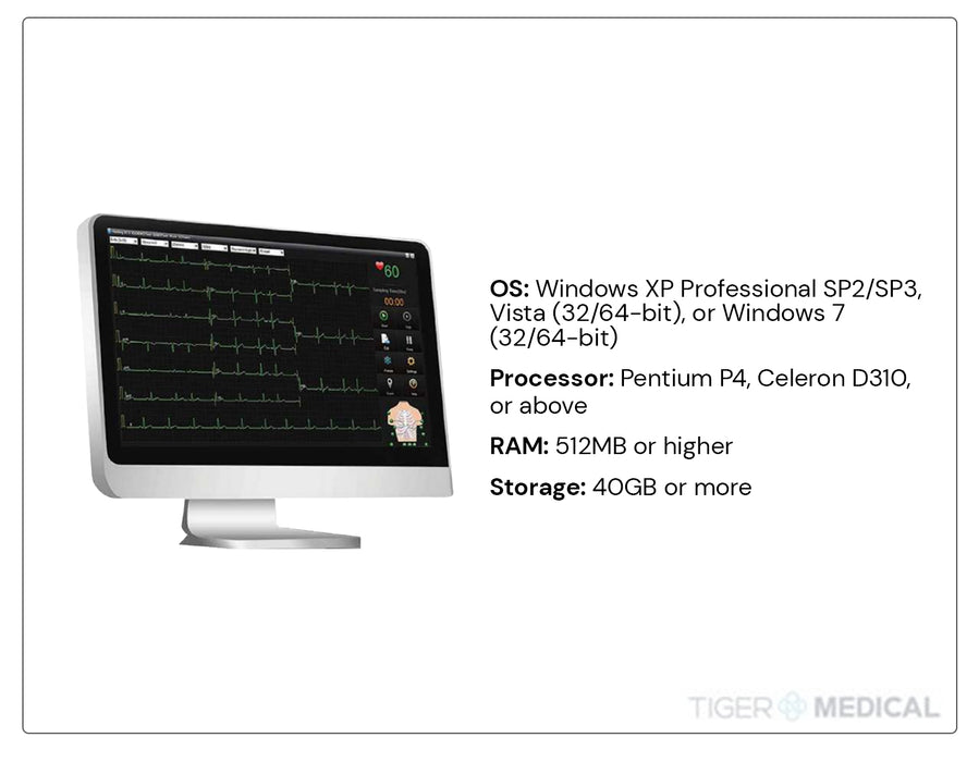 Edan PC Based Wired ECG Sampling Box - Save at — Tiger Medical
