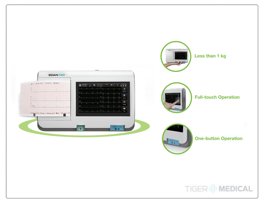 SE-301 3-Channel Resting ECG System