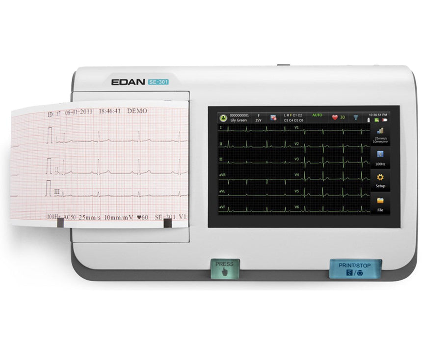 SE-301 3-Channel Resting ECG System