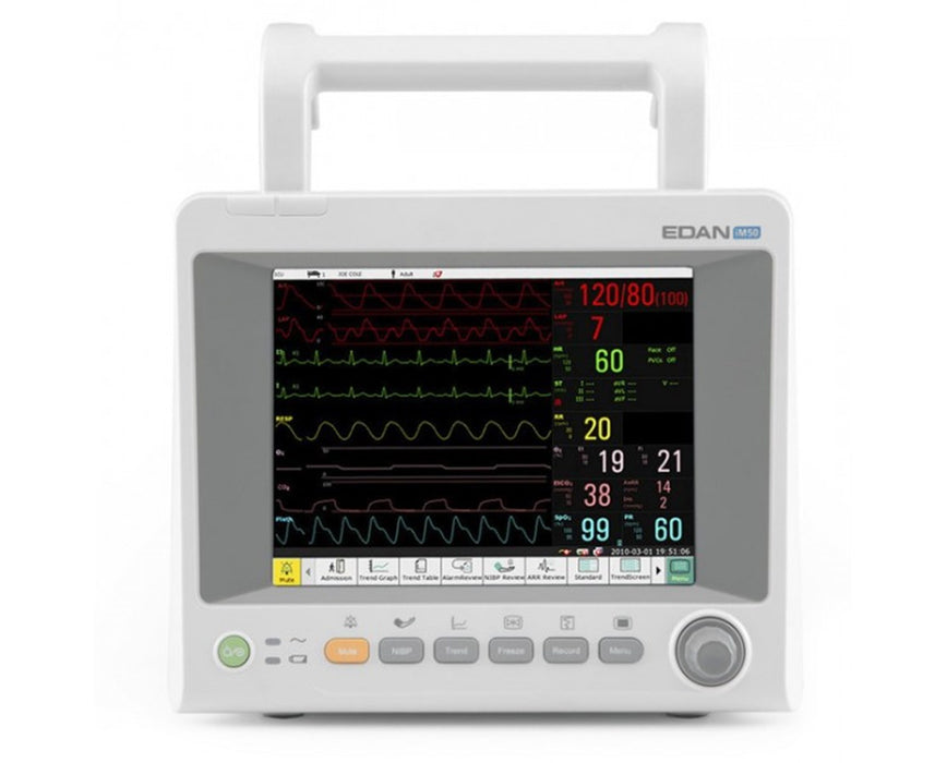 iM50 Portable Vital Signs Patient Monitor with G2 CO2, Touch Screen, and Printer