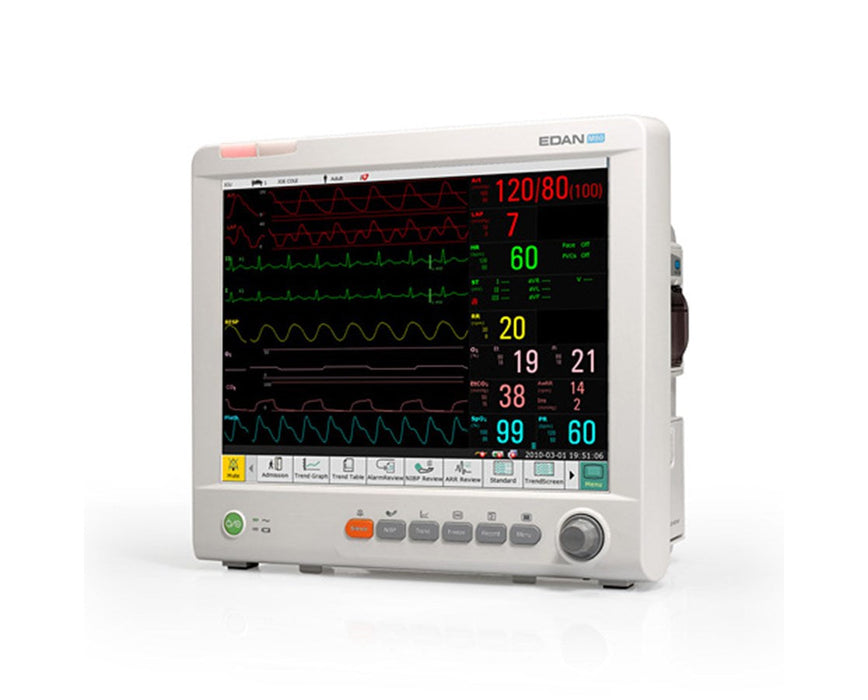 iM80 Vital Signs Patient Monitor for Critical and Continuous Care - Monitor with Touch Screen and Printer