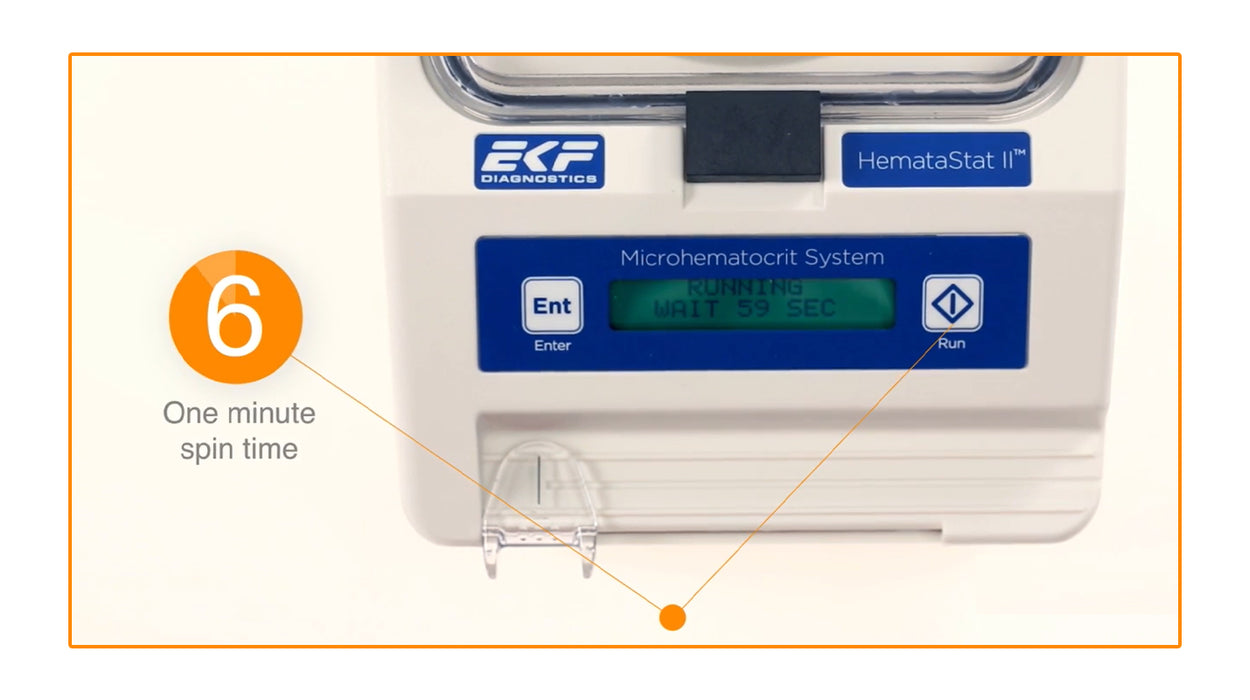 HemataStat II Hematocrit Blood Analyzer Centrifuge