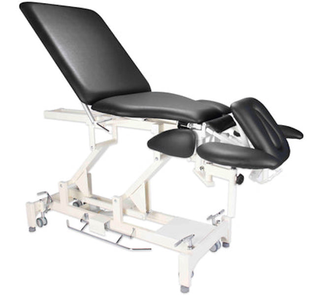 Sorrento Power Hi-Lo Massage Table w/ 7 Section Top & Adjustable Back [Black Upholstery]