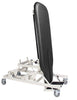 Tiltima Power Hi-Lo Table w/ Flat Top & Casters [Black Upholstery] for Physical Therapy