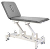 Duo Power Hi-Lo Rehab / Treatment Table w/ Adjustable Back [Grey Upholstery]