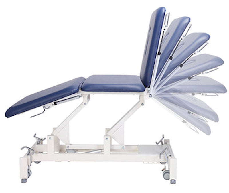 Trio Power Hi-Lo Rehab Therapy Table w/ Adjustable Back & 3 Section Top