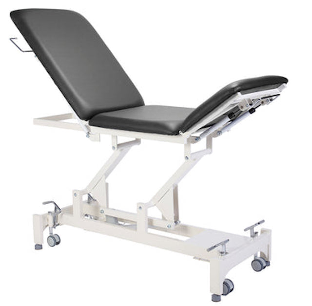 Tristar Power Hi-Lo Rehab Therapy Table w/ Adjustable Back [Black Upholstery]