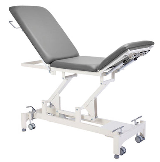 Tristar Power Hi-Lo Rehab Therapy Table w/ Adjustable Back [Grey Upholstery]