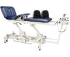 Tracion-T Power Hi-Lo Rehab Therapy Table w/ 4-Section Top & Adjustable Headrest [Blue Upholstery]