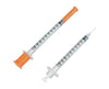 U-100 Insulin Syringe with Permanent Needle, 1cc, 29G x 1/2