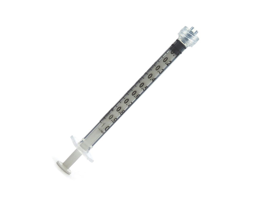 1cc Sterile Luer Slip w/ Cap Tuberculin Syringe - Amber (1000/case)