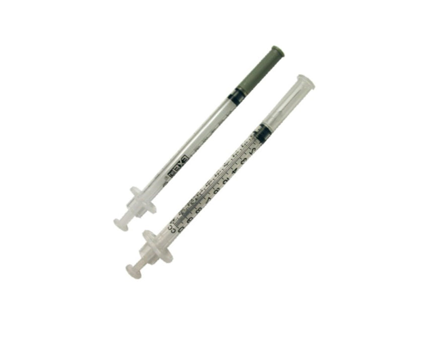 1cc Allergy Syringes, 27G x 3/8" - 1000/Cs