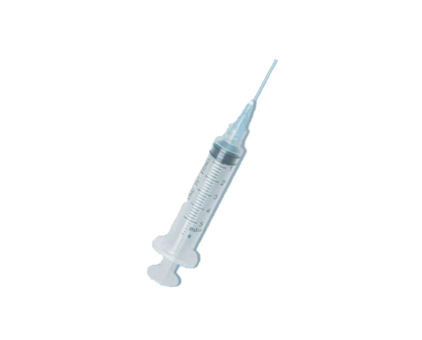 5-6cc Syringe - Needle Combination Luer - Lock Tip, 21G x 1 1/4" Green - 800/Cs