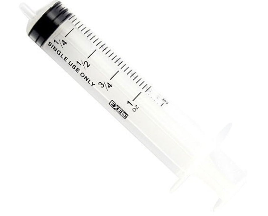 30-35cc Sterile Luer Slip Eccentric with Cap Syringe (250/case)
